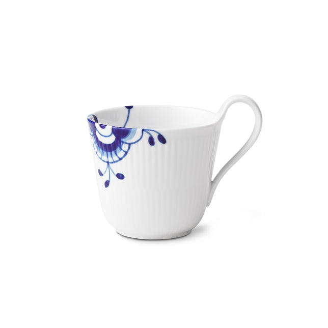 Blå Mega riflet højhankskop - 33 cl.